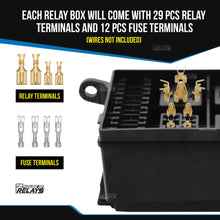 relays 12v  relays  relay 12v  relay  5pin relay  Universal Automotive Relay & Fuse Box  Automotive Relay & Fuse Box  Relay &amp; Fuse Box with Waterproof Housing  Fuse Box  5pin relay box