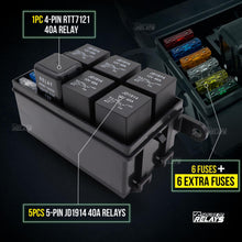 relays 12v  relays  relay 12v  relay  5pin relay  Universal Automotive Relay & Fuse Box  Automotive Relay & Fuse Box  Relay &amp; Fuse Box with Waterproof Housing  Fuse Box  5pin relay box