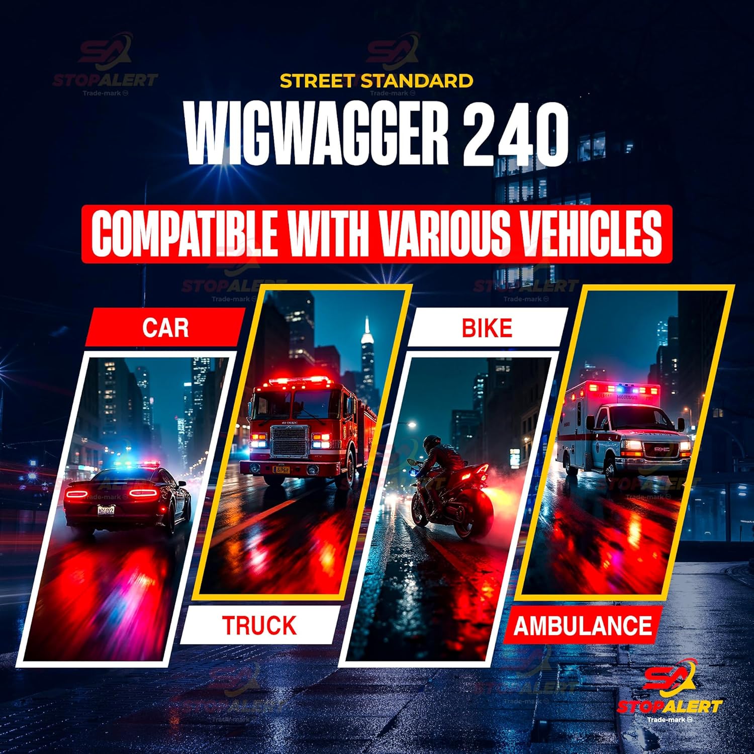 Headlight Wig Wagger 240 Flasher Relay - 12V For All Vehicle
