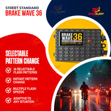 Stop-Alert Brake Wave 36 – Heavy Duty 36 Selectable Flash Patterns | Electronic Led Brake Flasher | Strobe Module Relay