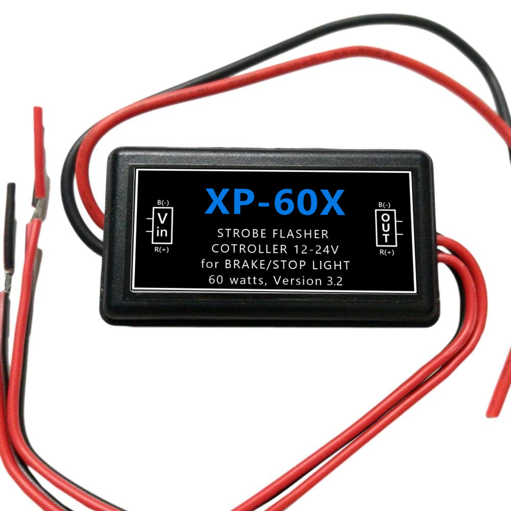 NEW XP 60X +60 Brake Flasher Universal Stop bulbs & Tail Light Relay Pre-programmed pattern